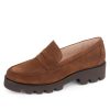 Casual Patricia Green | Vince Lug Sole Penny Loafer Chocolate