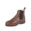 The Lug Sole Patricia Green | Chelsea Lug Sole Bootie Chocolate