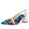 Pumps Amalfi by Rangoni | Ibisco Blu Magnolia Fab/White Vernice