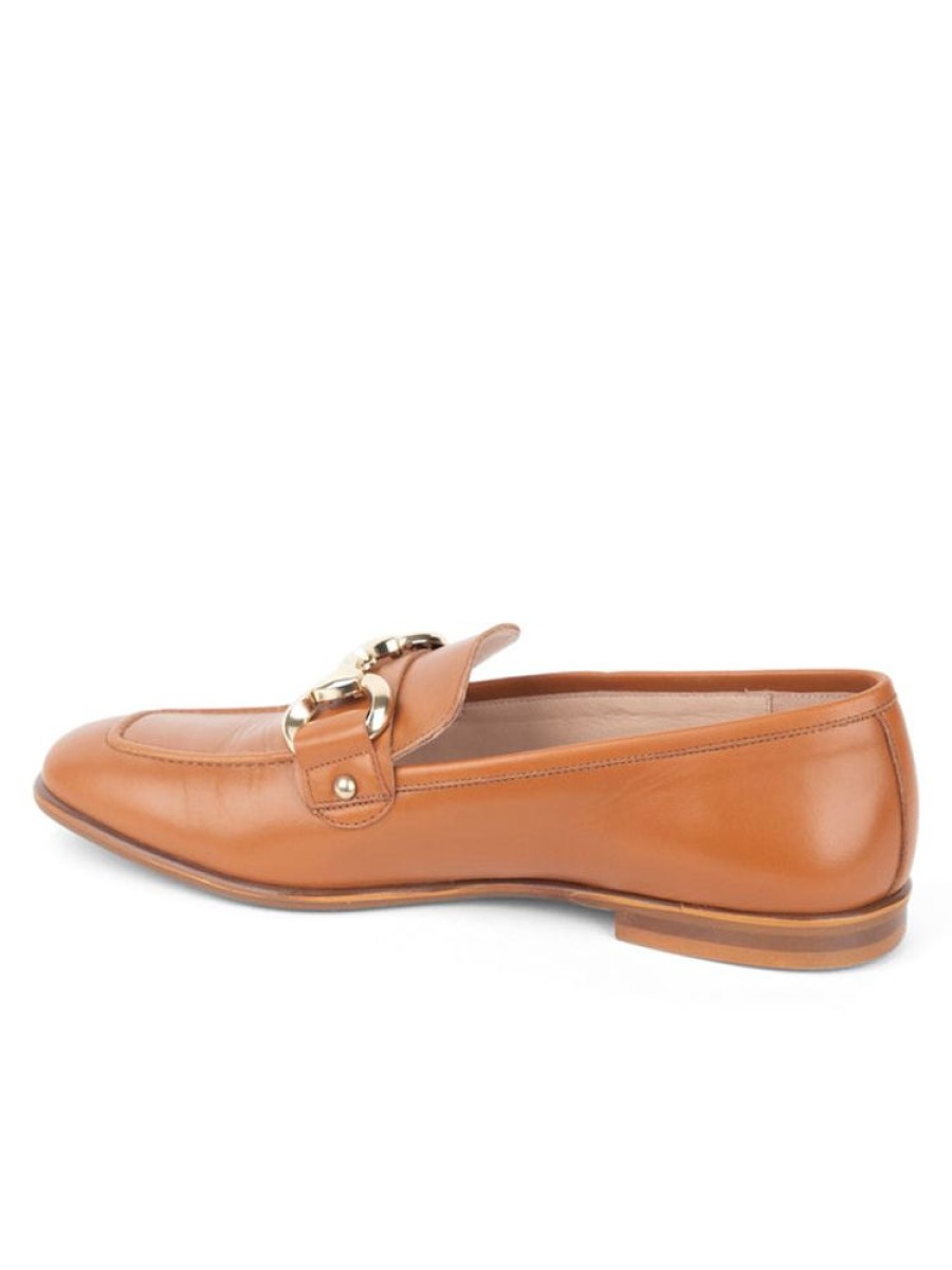 Loafers & Oxfords Patricia Green | Harlow Horsebit Loafer Cognac