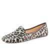 Driving Moccasins Patricia Green | Jillian Driving Moccasin In Haircalf Teal Blue Leopard