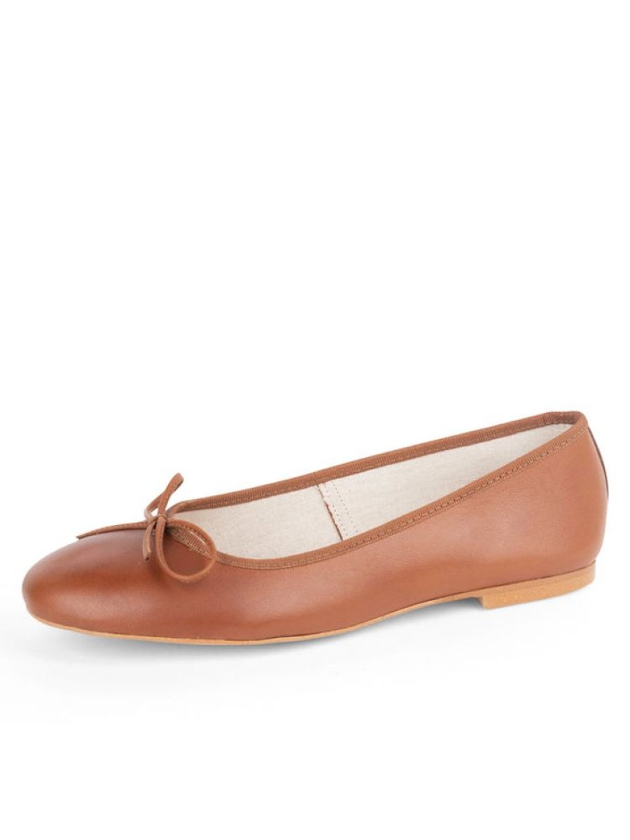 Casual Patricia Green | Skim Ballerina Flat Luggage