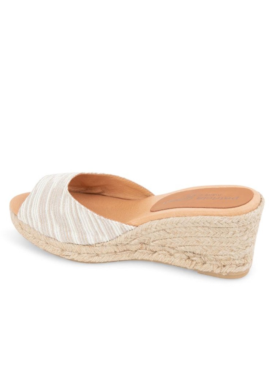 Espadrilles Patricia Green | Verona Slip On Espadrille Metallic Pearl