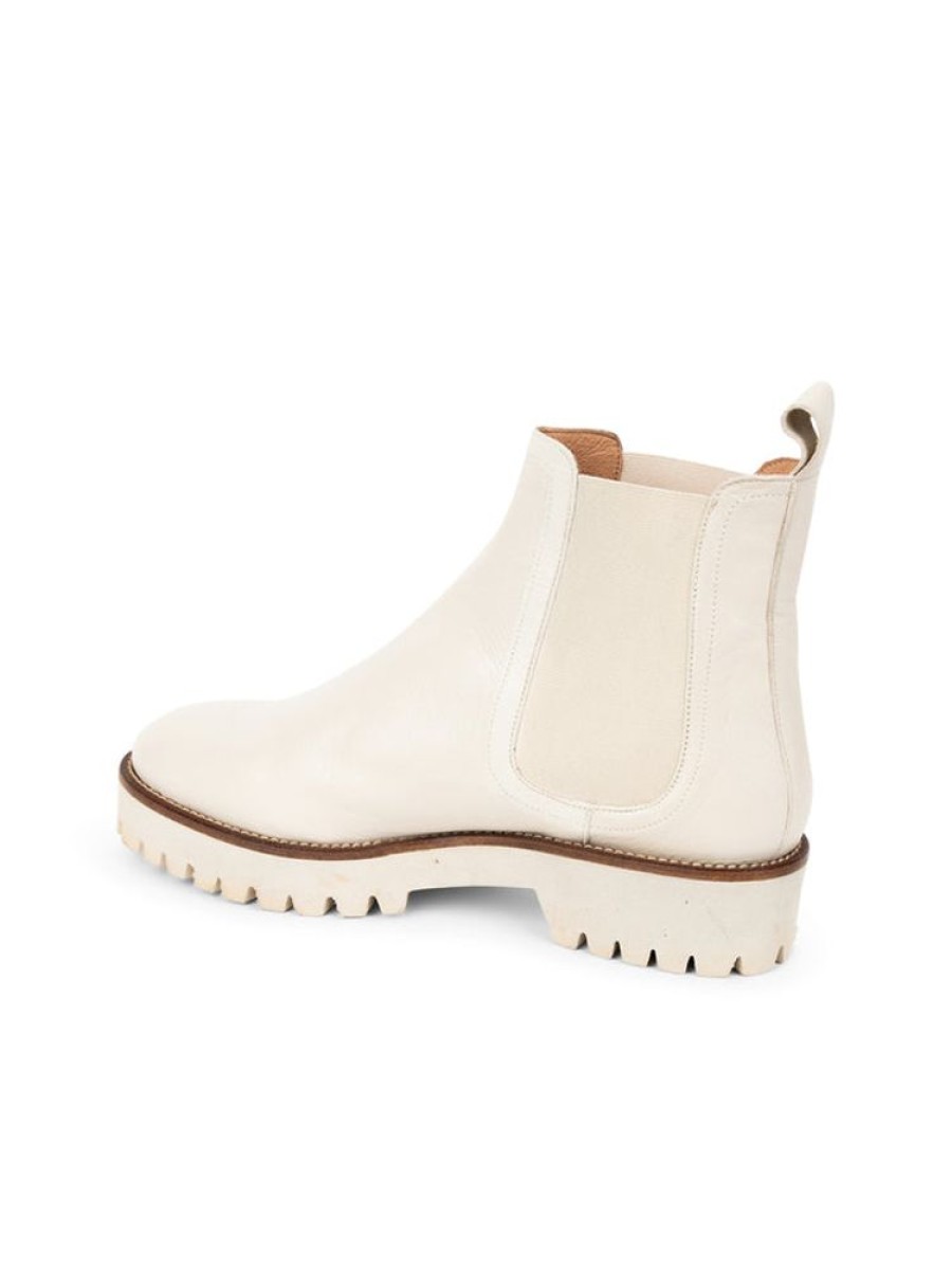 Boots & Booties Patricia Green | Chelsea Lug Sole Bootie Cream