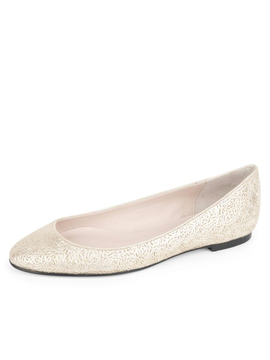 Evening Paul Mayer | Must Laser Cut Ballet Flat Gold