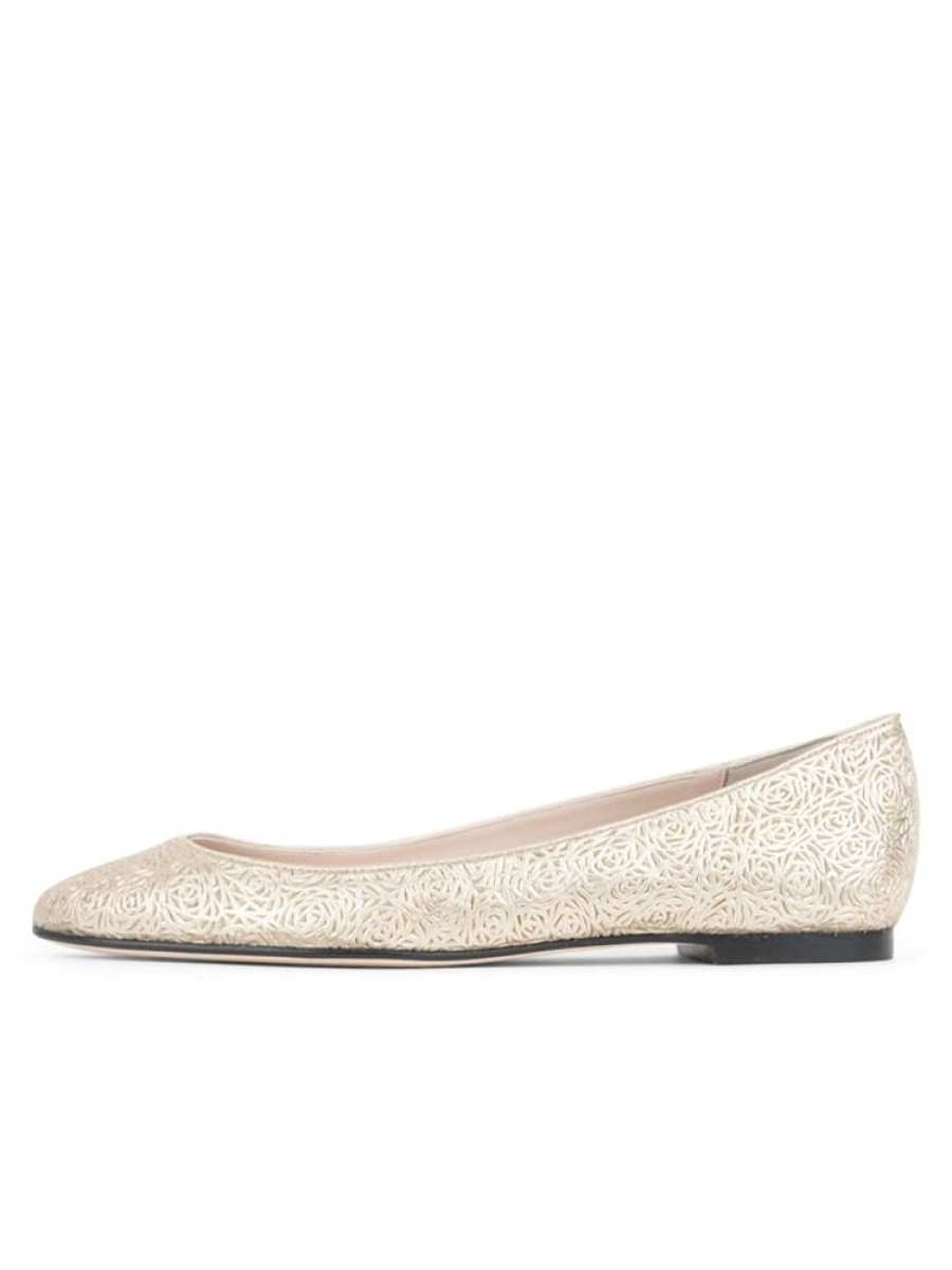 Evening Paul Mayer | Must Laser Cut Ballet Flat Gold