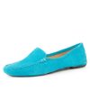 Driving Moccasins Patricia Green | Jillian Driving Moccasin In Suede Turquoise