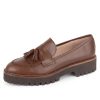 Casual Patricia Green | Beckham Tassel Lug Loafer Chocolate