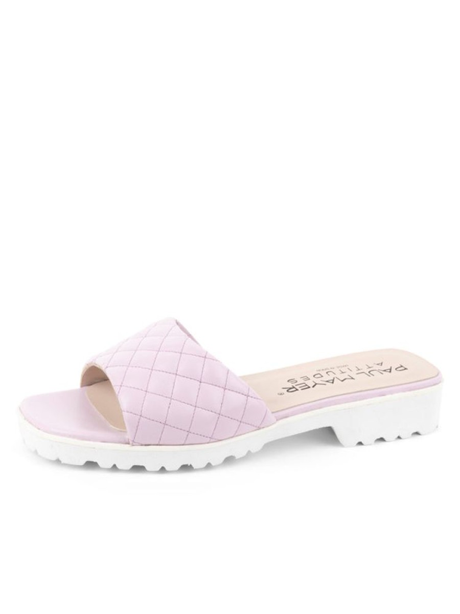 Sport Paul Mayer | Park Quilted Lug Sole Sandal Lilac