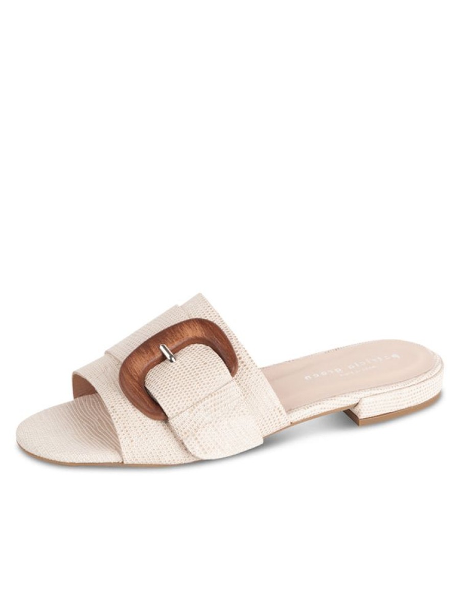 Sandals Patricia Green | Venice Buckle Sandal Cream