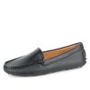 Casual Patricia Green | Jill Piped Driving Moccasin Black