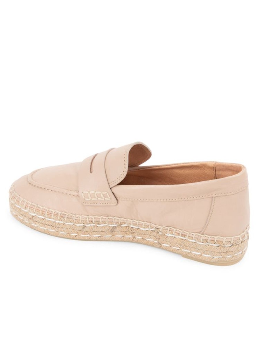 Espadrilles Patricia Green | Sebastian Penny Loafer Slip On Espadrille Nude