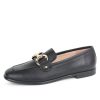 Flats Patricia Green | Harlow Horsebit Loafer Black