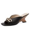 Clogs & Mules Amalfi by Rangoni | Fragola Black Parmasoft