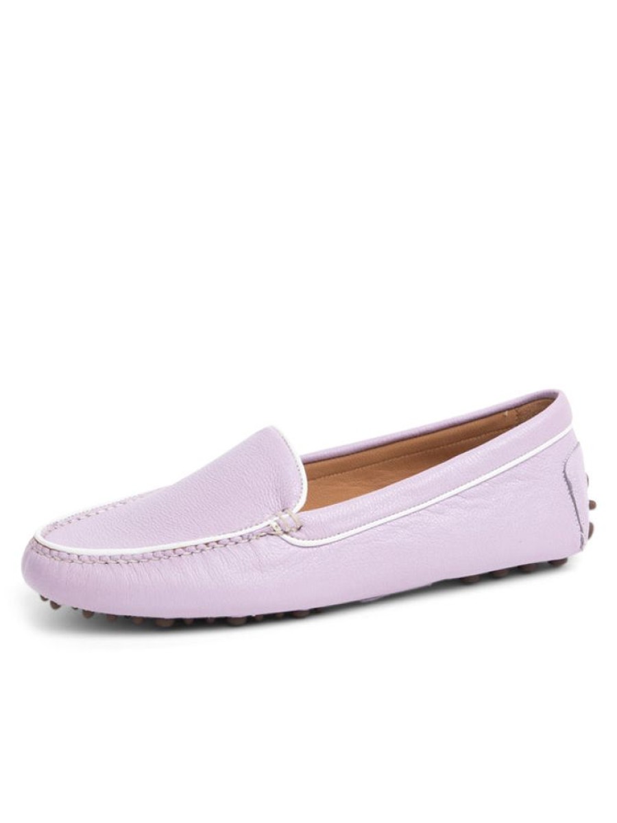 Driving Moccasins Patricia Green | Jill Piped Driving Moccasin Lavender