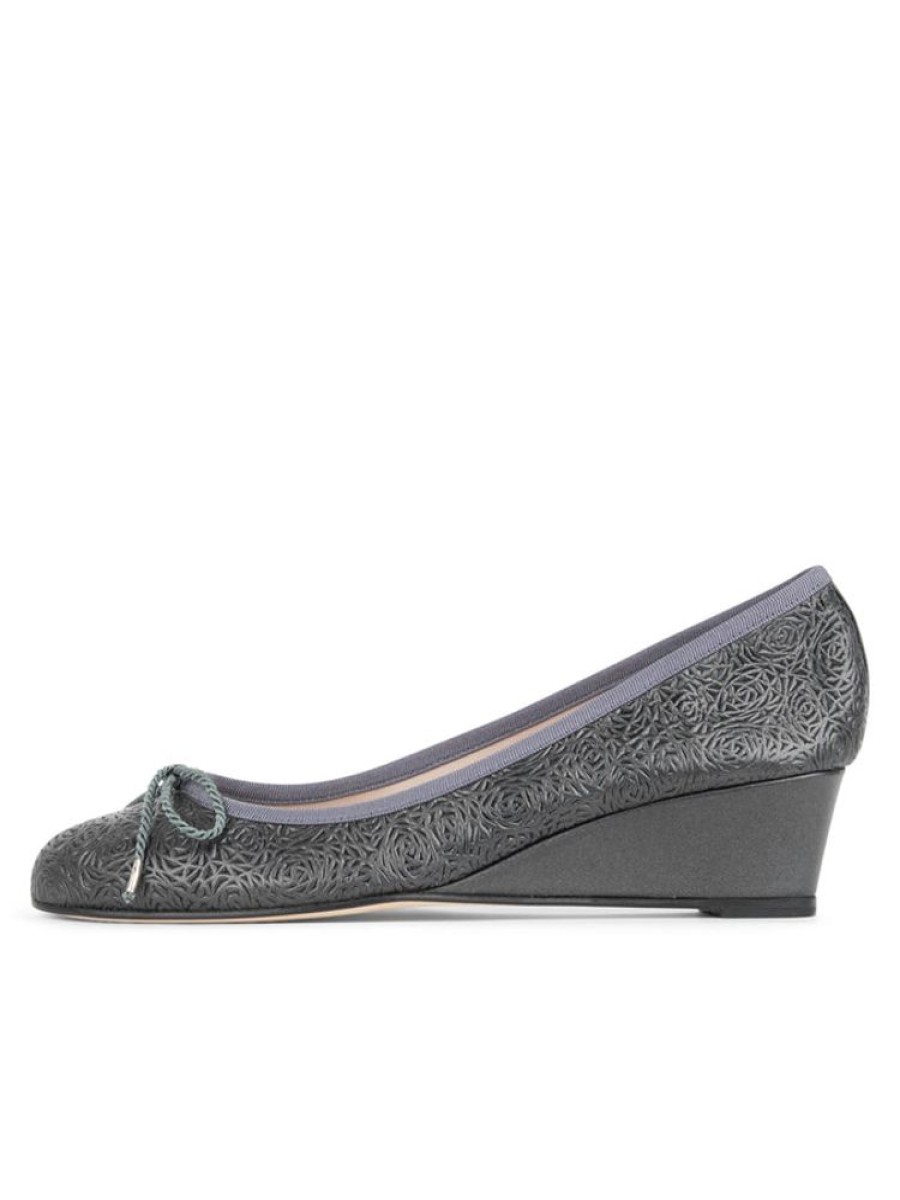 Evening Paul Mayer | Noble Leather Wedge Pewter