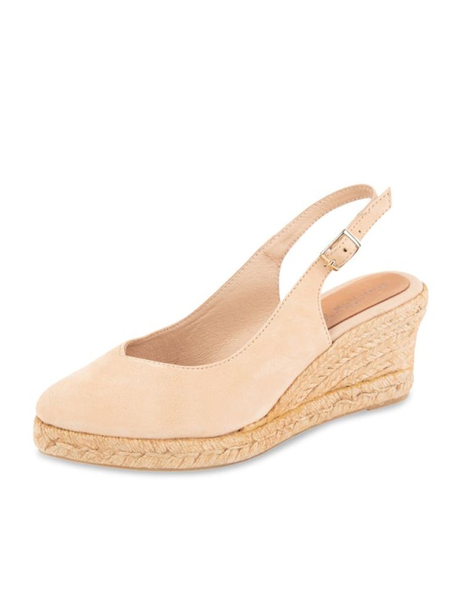 Wedges Patricia Green | Poppy Espadrille Nude