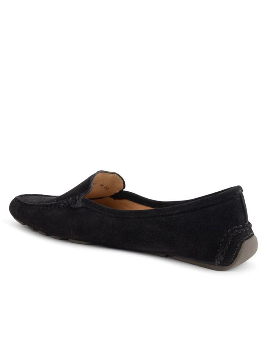 Driving Moccasins Patricia Green | Jillian Driving Moccasin Black Suede