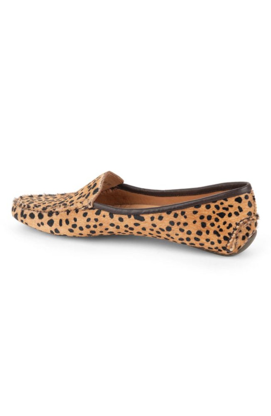 Sport Patricia Green | Jillian Driving Moccasin In Haircalf Tan & Black Spotted