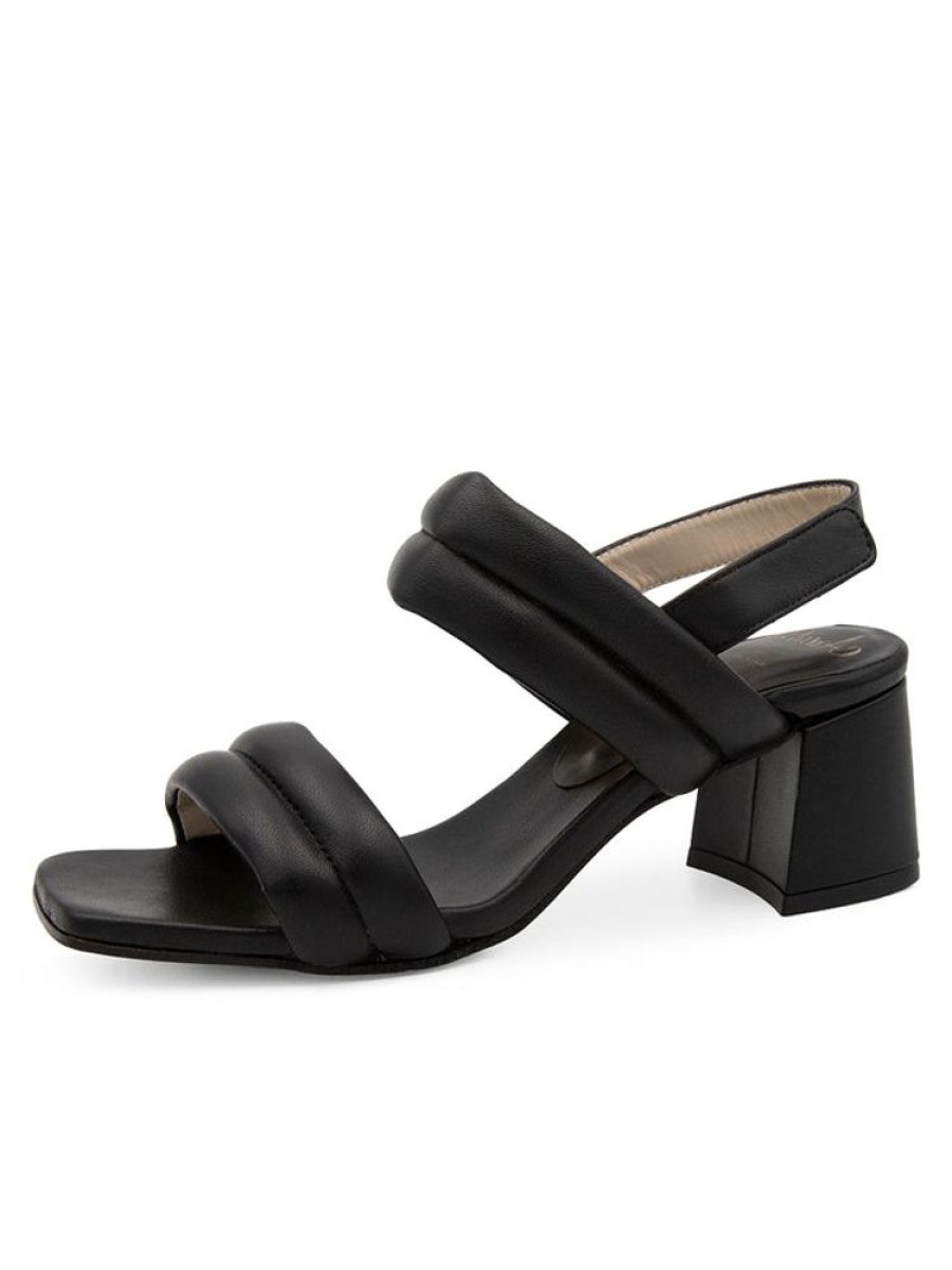 Sandals Amalfi by Rangoni | Egeo Black Parmasoft