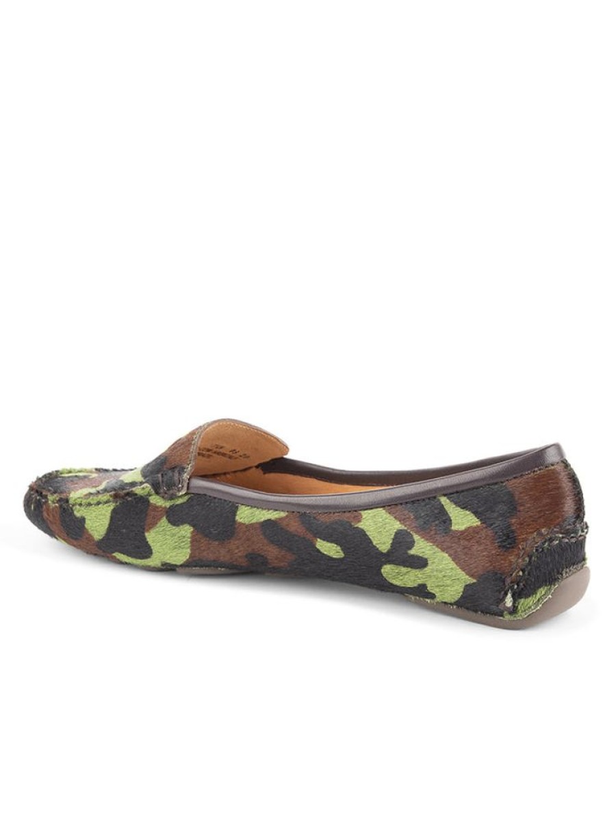 Driving Moccasins Patricia Green | Jillian Driving Moccasin Green Camo