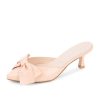 Kitten Heels Patricia Green | Malibu Kitten Heel Mule Blush