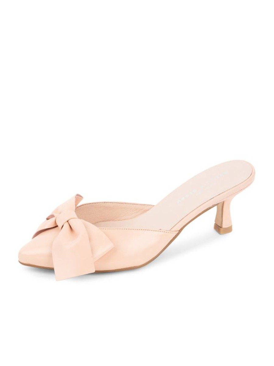 Kitten Heels Patricia Green | Malibu Kitten Heel Mule Blush