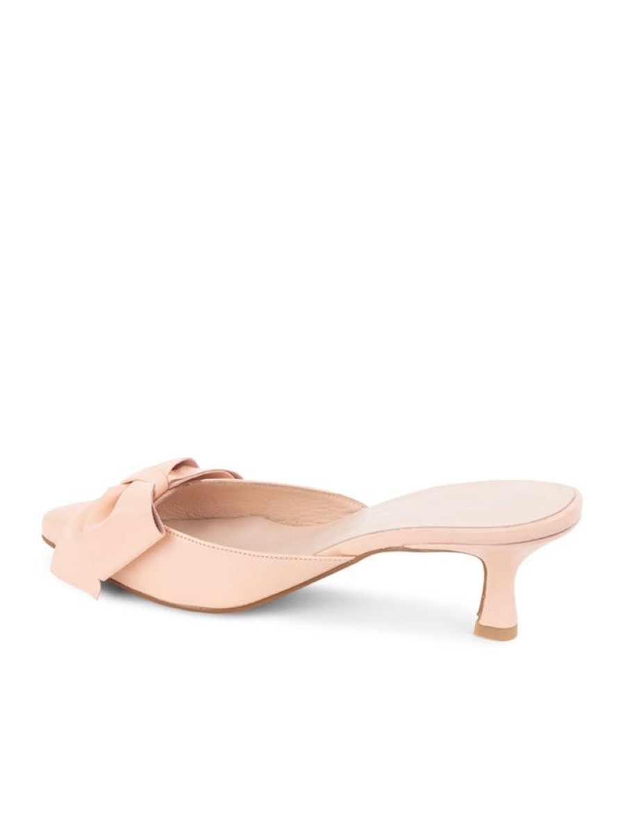 Kitten Heels Patricia Green | Malibu Kitten Heel Mule Blush