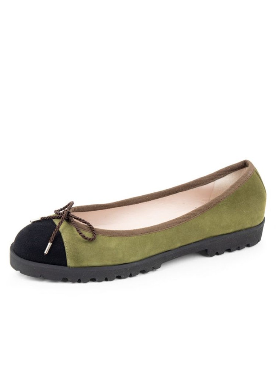 Sport Paul Mayer | Bravo Lug Sole Ballet Black/Olive Suede