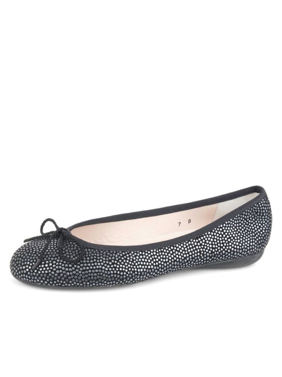 Casual Paul Mayer | Bingo Crell Ballet Flat Black/Pewter