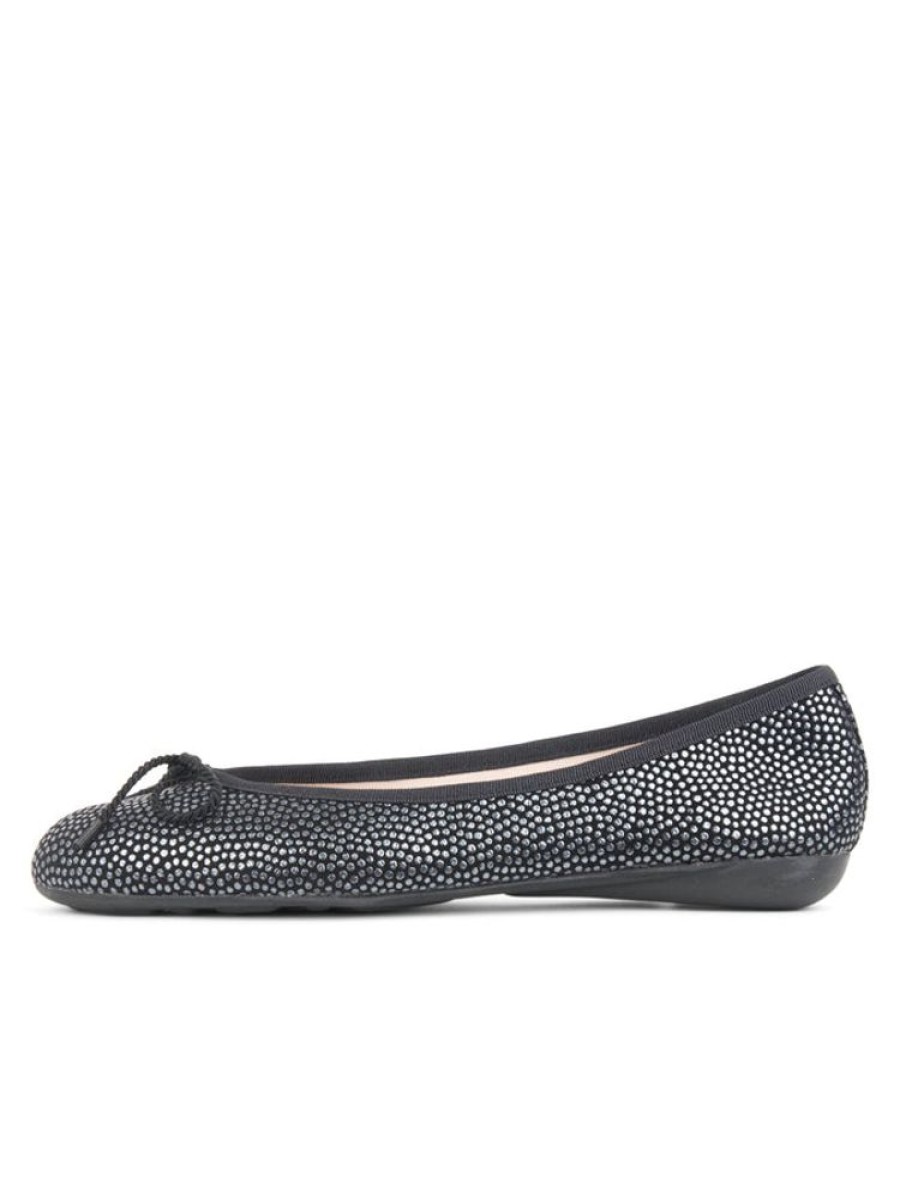 Casual Paul Mayer | Bingo Crell Ballet Flat Black/Pewter