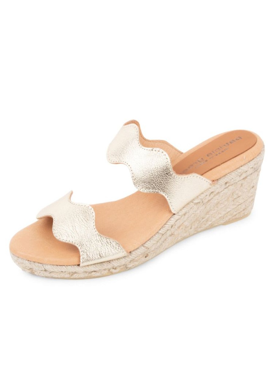 Wedges Patricia Green | Palm Beach Espadrille Gold