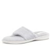 Slippers Patricia Green | Splash Microterry Thong Slipper Pearl Grey