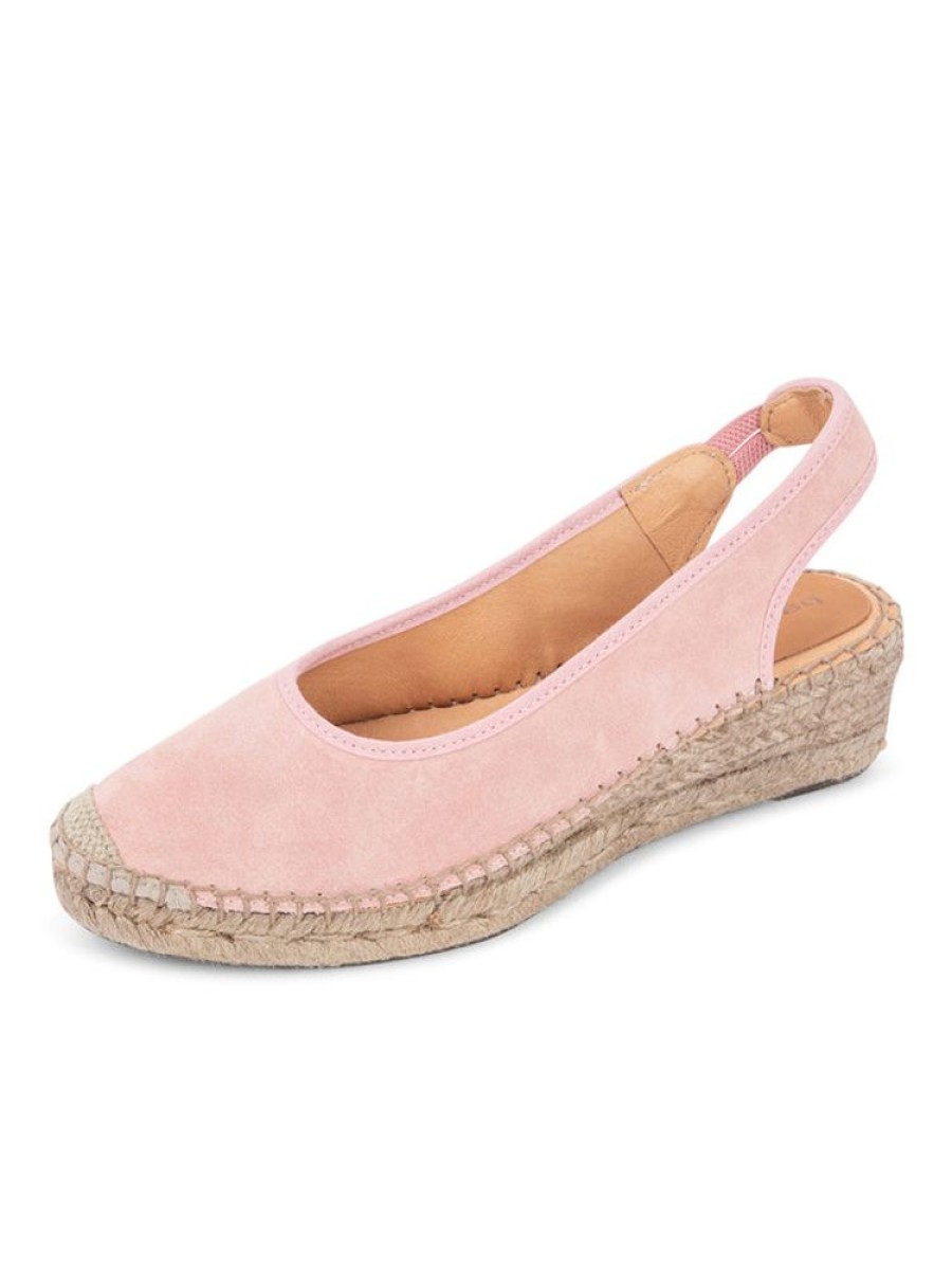 Espadrilles Patricia Green | Valencia Closed Toe Slingback Espadrille Blush Pink