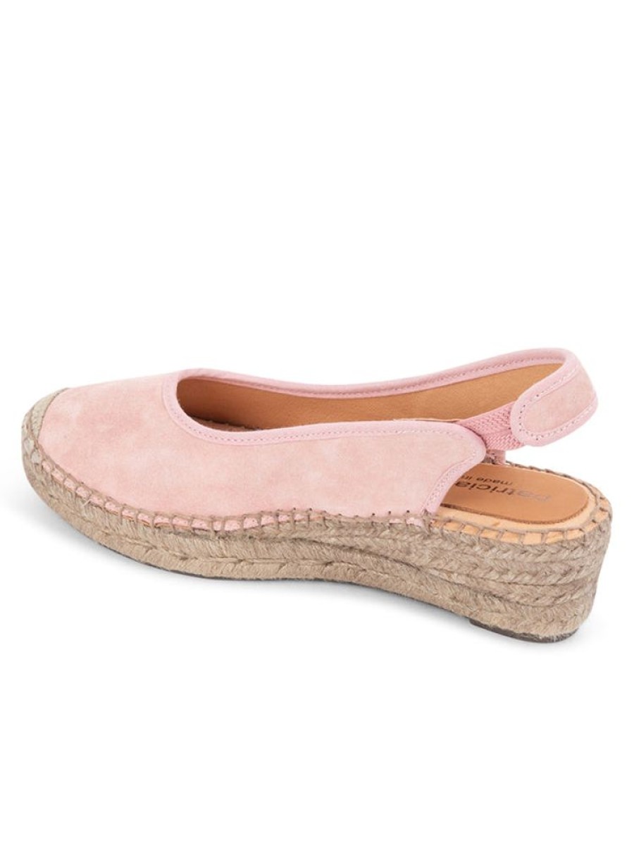 Espadrilles Patricia Green | Valencia Closed Toe Slingback Espadrille Blush Pink