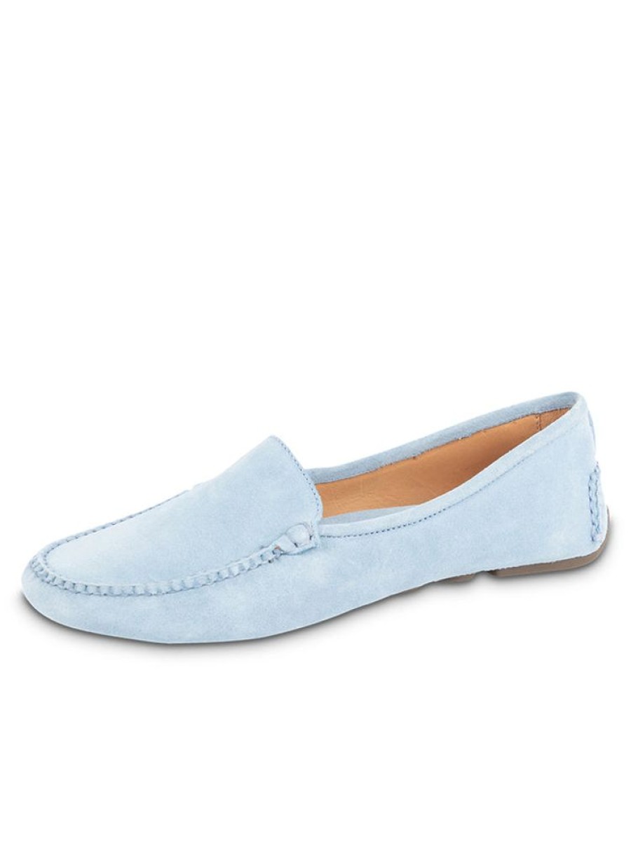 Driving Moccasins Patricia Green | Jillian Driving Moccasin In Suede French Blue