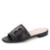 Sandals Patricia Green | Venice Buckle Sandal Black