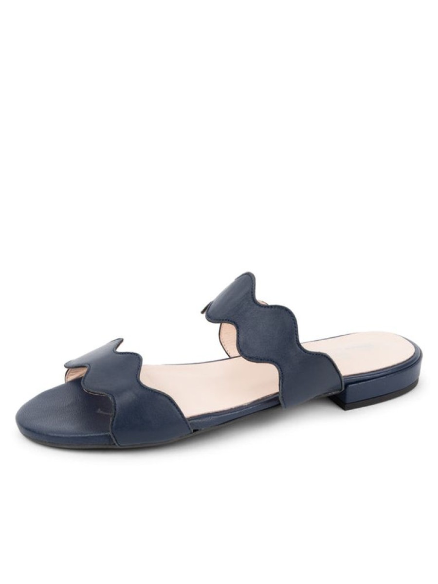 Sandals Patricia Green | Palm Beach Flat Sandal Navy