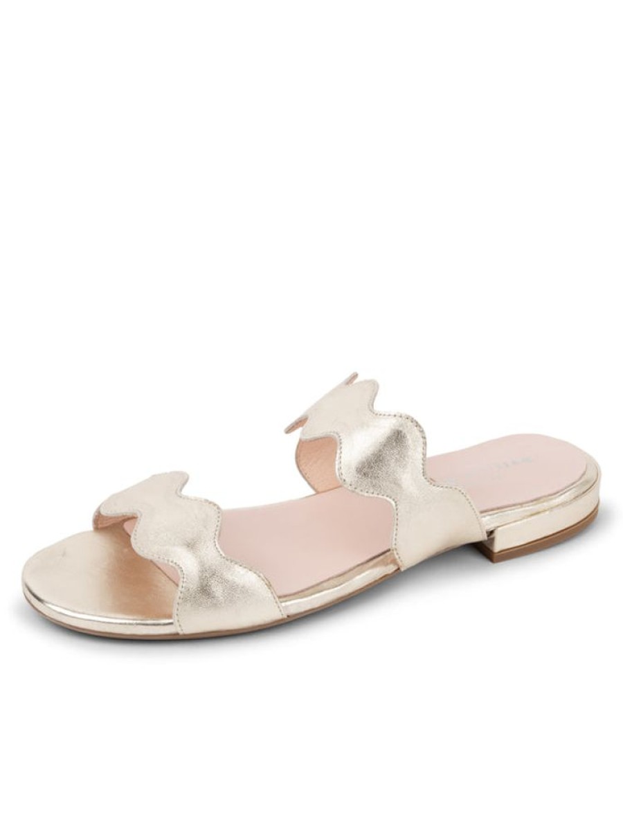 Sandals Patricia Green | Palm Beach Flat Sandal Gold