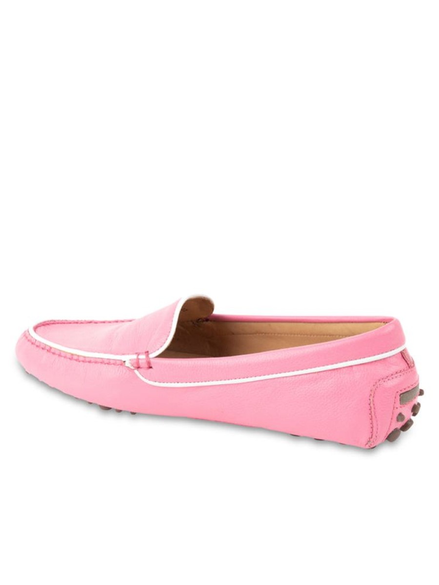 Driving Moccasins Patricia Green | Jill Piped Driving Moccasin Hot Pink