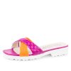 Sport Paul Mayer | Pop Criss-Cross Lug Sole Sandal Fuchsia/Orange