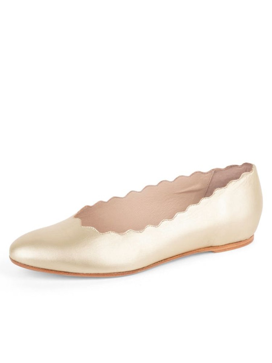 Casual Patricia Green | Palm Beach Ballet Flat Gold