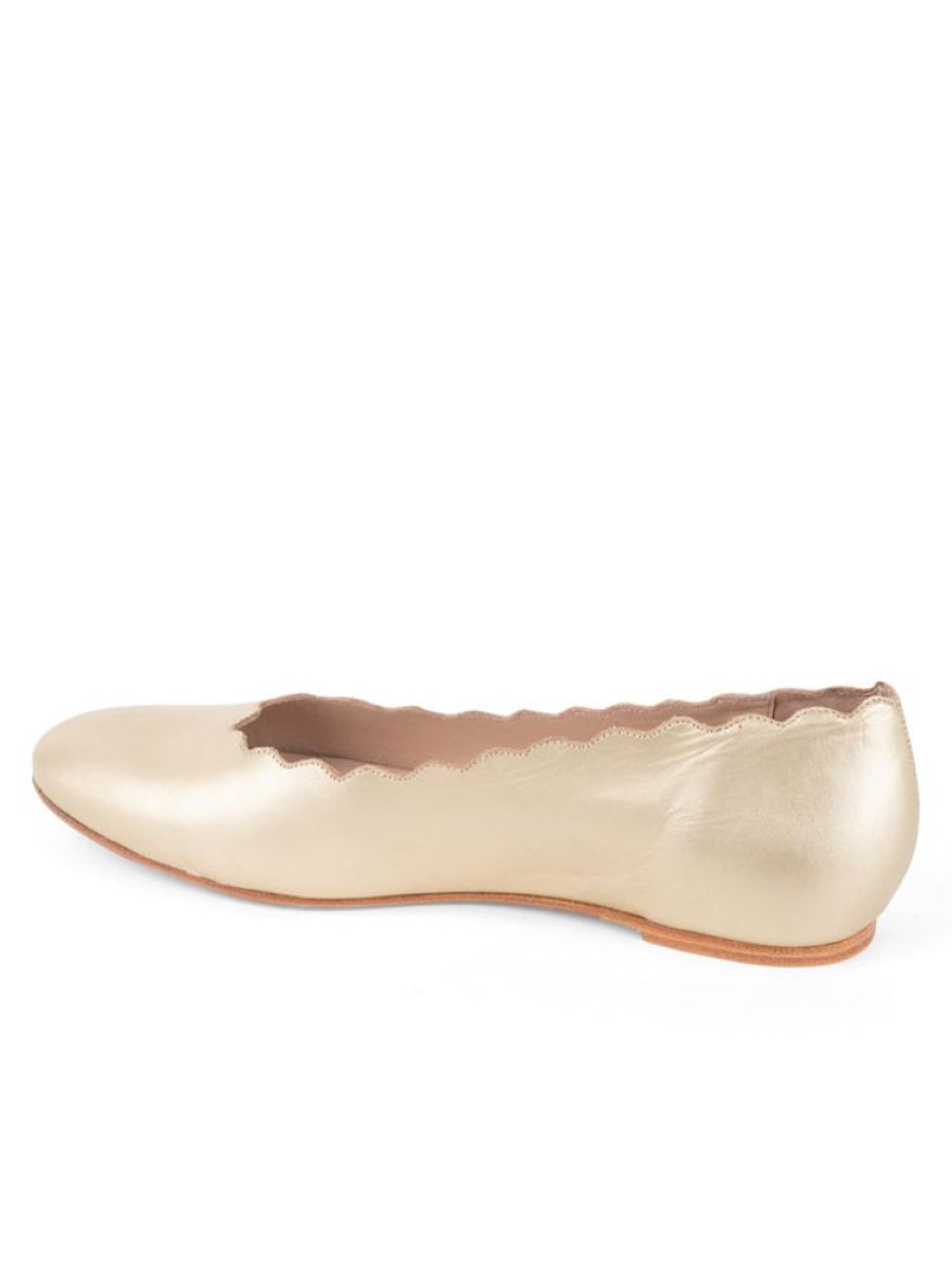 Casual Patricia Green | Palm Beach Ballet Flat Gold