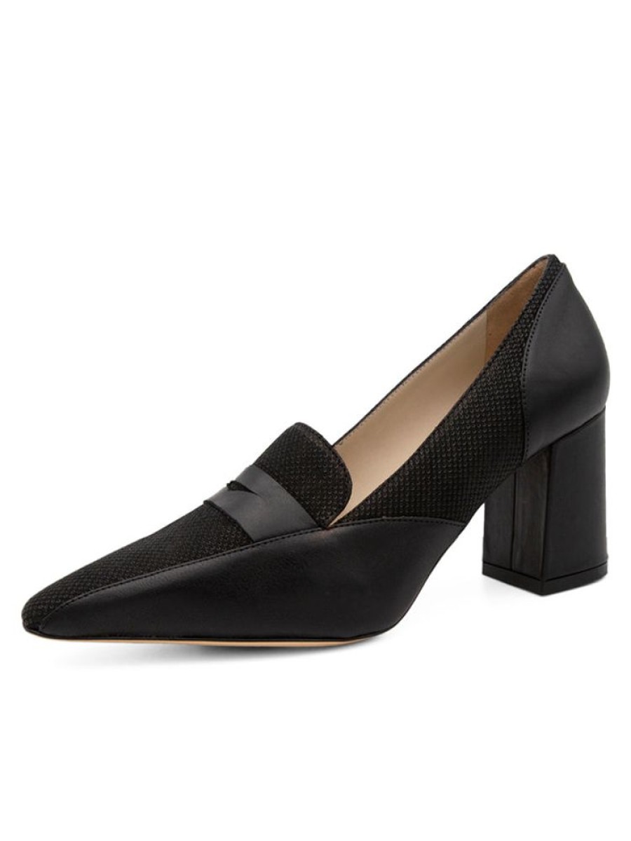 Loafers & Oxfords Amalfi by Rangoni | Iberide Black Piuma Lux /Black Honey Mad