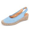 Espadrilles Patricia Green | Valencia Closed Toe Slingback Espadrille French Blue