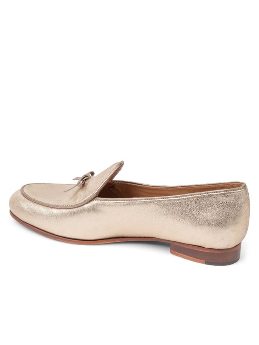 Flats Patricia Green | Coco Belgian Loafer Gold