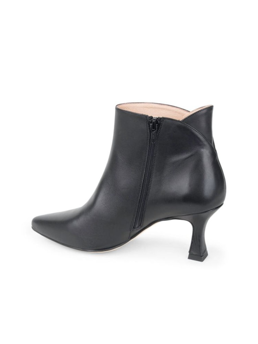 Evening Patricia Green | Tory Kitten Heel Bootie Black