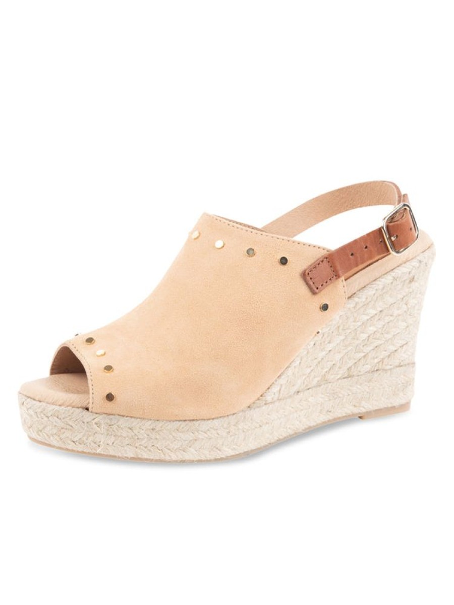 Wedges Patricia Green | Rock Star Espadrille Camel