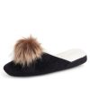 Slippers Patricia Green | Pretty Pouf Slipper Black/Tan