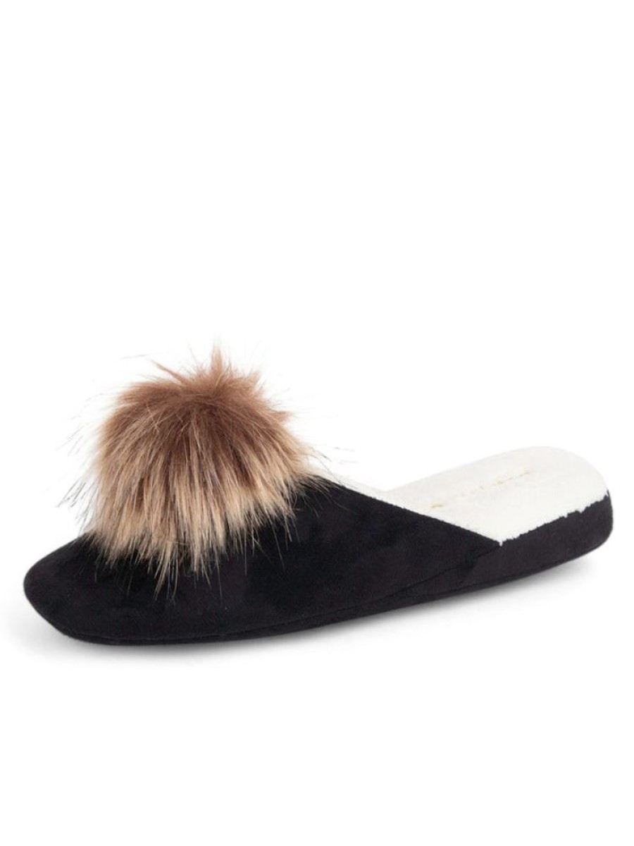 Slippers Patricia Green | Pretty Pouf Slipper Black/Tan